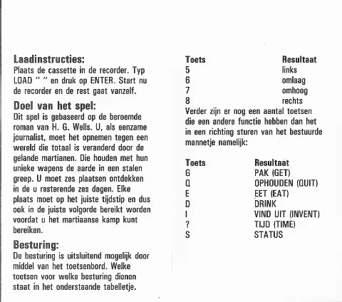 Scanned instructions